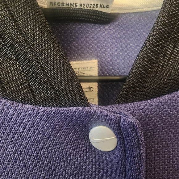 Nike Jersey Jacket Red Swoosh Womens Sz Small - Picture 3 of 7